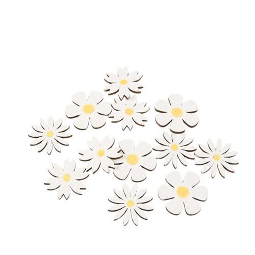 Dekorationsblommor - Gul - 12-pack