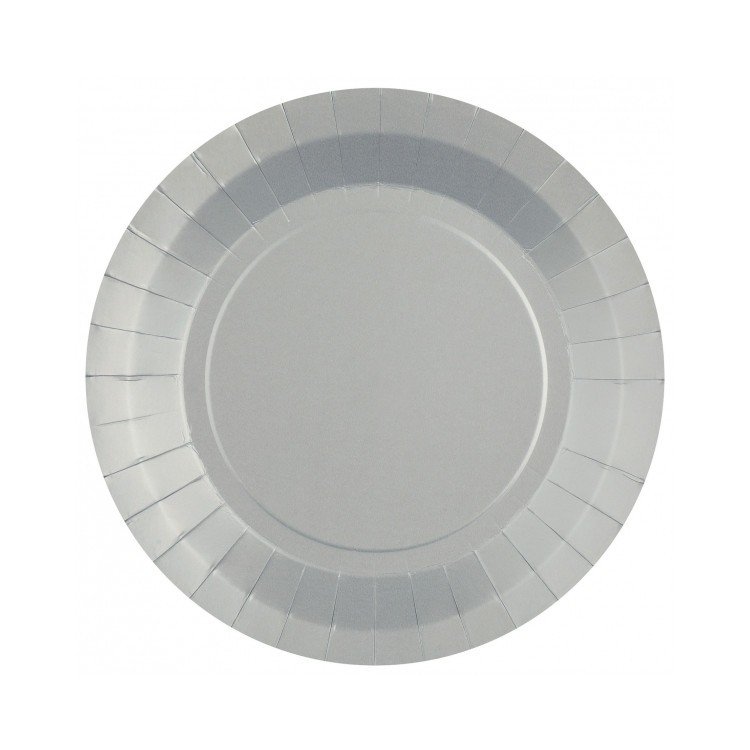 Papperstallrikar Silver Sparkle – Fyndhörnan