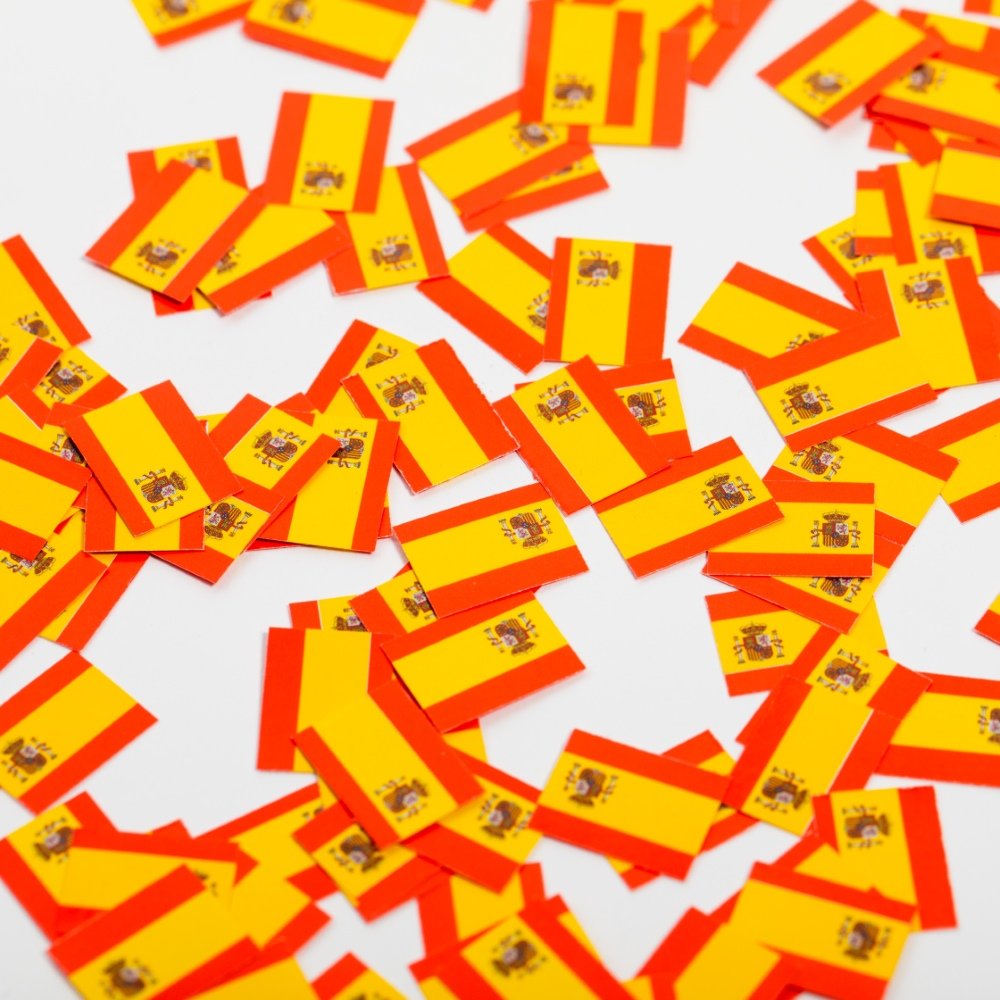 Bordskonfetti - Spanien - 150-pack - Konfetti, Smådekorationer