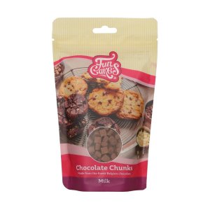 Chocolate Chunks - Mjölkchoklad - Funcakes - 350 g Chocolate Chunks - Mjölkchoklad - Funcakes - 350 g