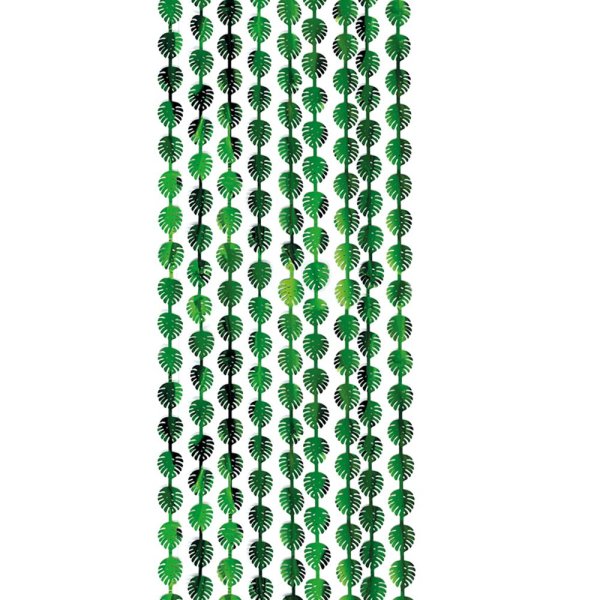 Draperi - Palmblad - Gr�n - 100x200 cm