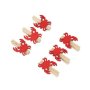 Kl�dnypor med krabbor - R�d - 6-pack
