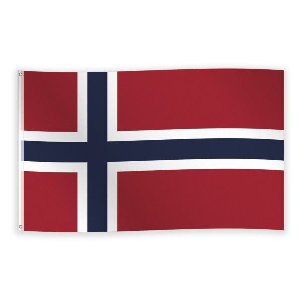 Flagga - Tyg - Norge - 90x150 cm Flagga - Tyg - Norge - 90x150 cm