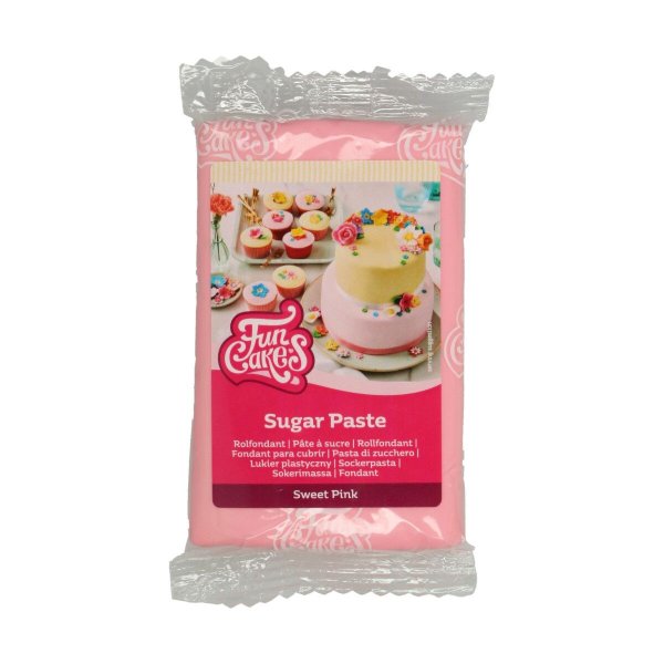 Sugarpaste/Sockerpasta - Sweet Pink - FunCakes - 250 gram Sugarpaste/Sockerpasta - Sweet Pink - FunCakes - 250 gram