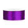 Satinband - M�rklila - (Bredd: 25 mm) - 25 meter
