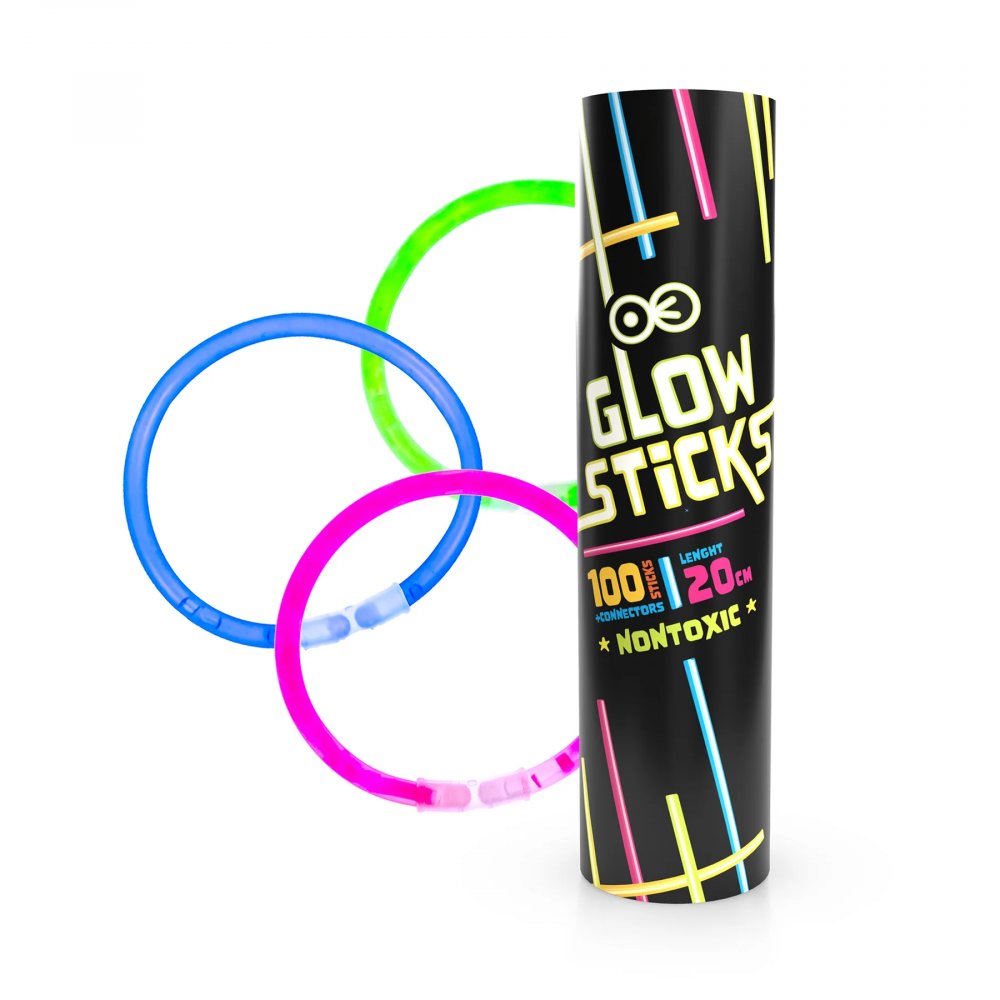 Glow Sticks - Armband - Till dansgolvet - 100-pack - Presentpåsar, Presentinslagning