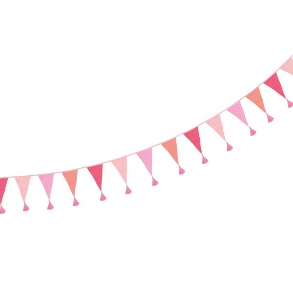 Vimpel - We love Pink - Tassels Vimpel - We love Pink - Tassels