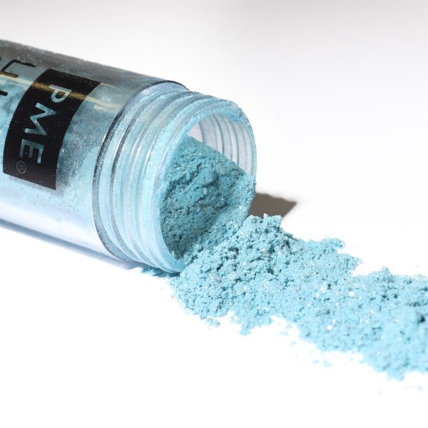 tbart glitter - Ljusbltt - Edible Lustre Snow - PME - 10 g
