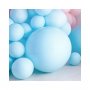 J�tteballong Ljusbl� 60 cm
