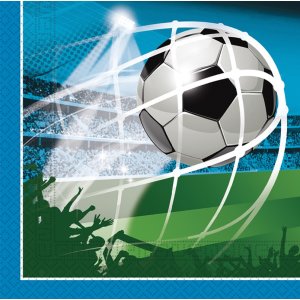 Servetter - Fotboll - Fans - 33x33 cm - 20 st