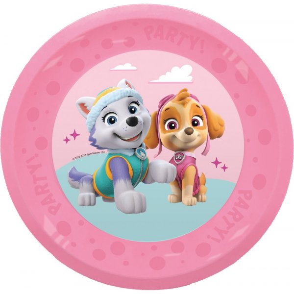 �teranv�dningsbara tallrikar - Paw Patrol - Skye & Everest - 4-pack