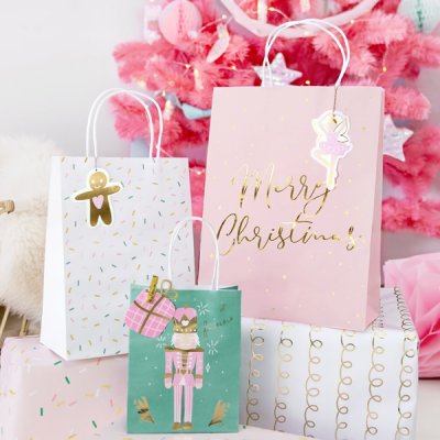 Presentpsar - 3-pack - Pink Christmas