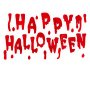 Blodröda Geleboktäver till Fönsterdekoration Happy Halloween Blodröda Geleboktäver till Fönsterdekoration Happy Halloween