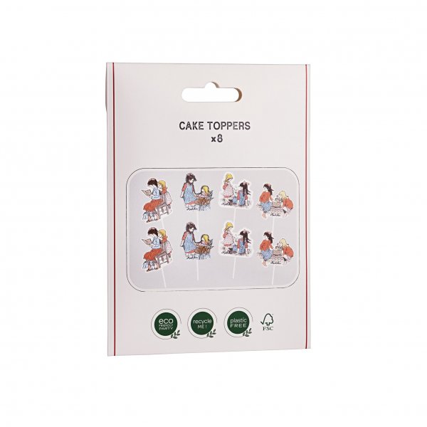 Cake Toppers - Madicken 8-pack 10cm Cake Toppers - Madicken 8-pack 10cm