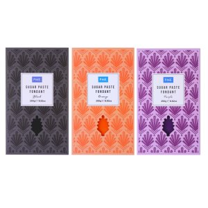 Sockerpasta Paket - Halloween - 3 f�rger - 750g - PME