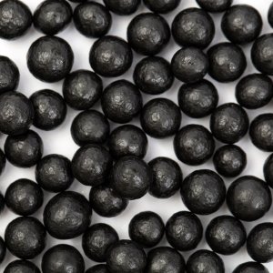 Sockerp�rlor - Svart - 6 mm - PME - 60 g