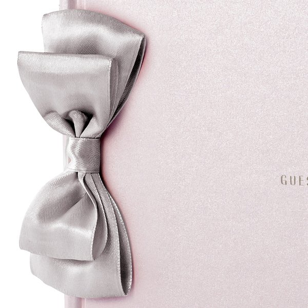 G�stbok - Ljusrosa/Rosett