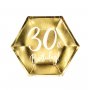 Pappersassietter 30 �r Guld