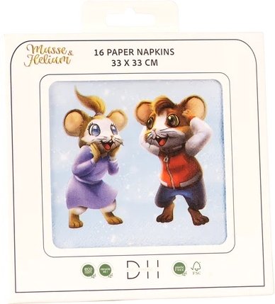 Servetter - Musse & Helium - Kalas - 16-pack