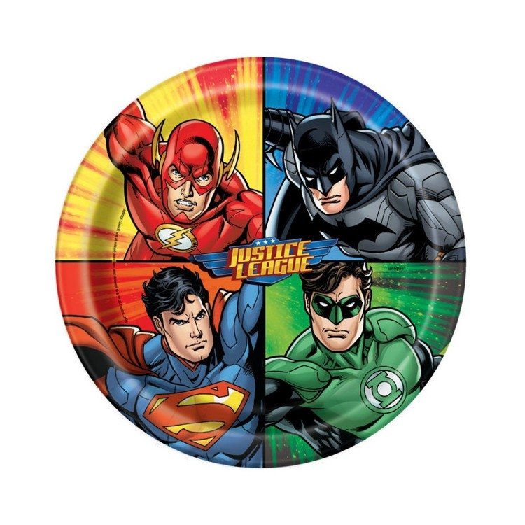 Papperstallrikar Justice League – Fyndhörnan