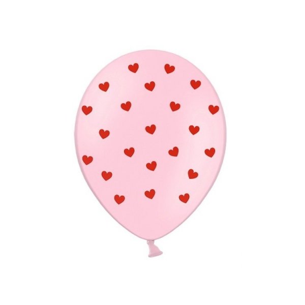 Ballonger Rosa med hj�rtan