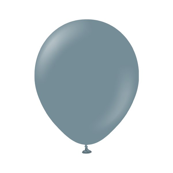 Ballonger enf�rgade - Premium 45 cm - Denim - 5-pack