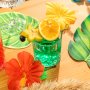 Snackspinnar/Drinkpinnar - R�da hj�rtan- 12 cm - 25 st