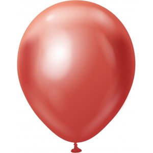 Ballonger enfrgade - Premium 45 cm - Red Chrome