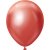 Ballonger enfrgade - Premium 45 cm - Red Chrome - 5-pack
