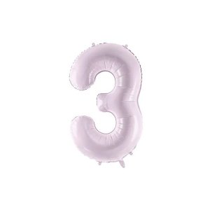Sifferballong - Lila Pastell - 72cm - 3 Sifferballong - Lila Pastell - 72cm - 3