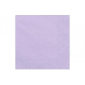 Servetter - Ljuslila - 20-pack