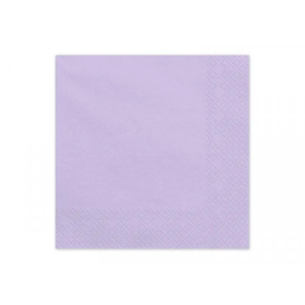 Servetter - Ljuslila - 20-pack