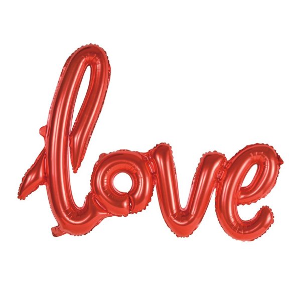 Folieballong - \\\"LOVE\\\" - Röd - 119 cm Folieballong - \\\"LOVE\\\" - Röd - 119 cm