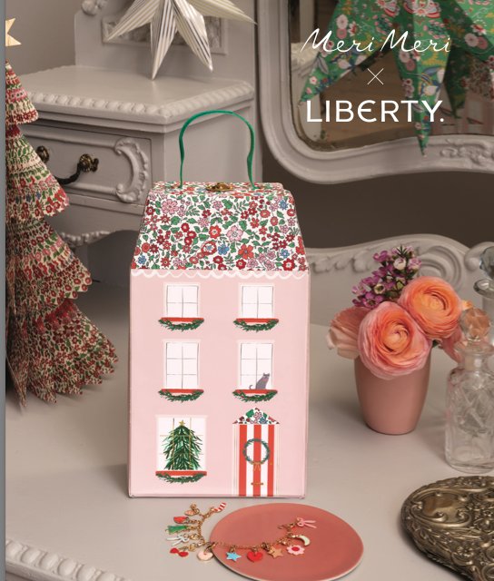 Adventskalender - Meri Meri x Liberty - Armband med Berlocker - Adventskalendrar, Julartiklar