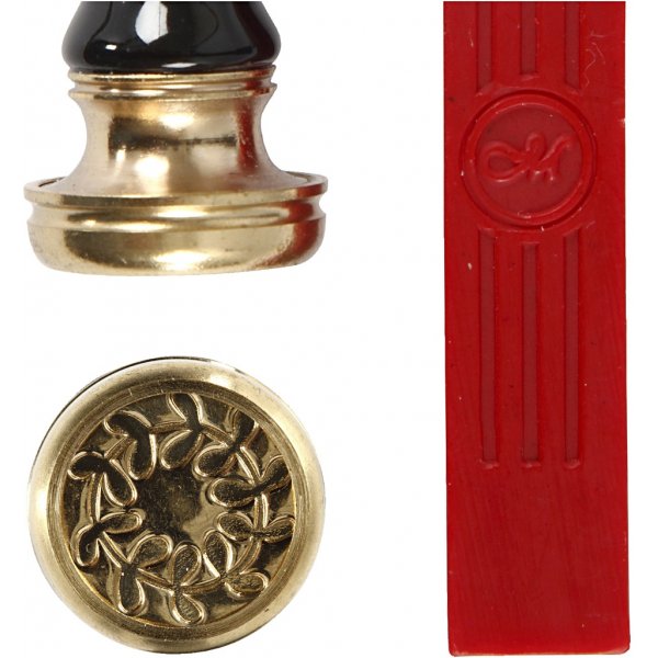 Lack och sigill - rd - Dia. 17 mm