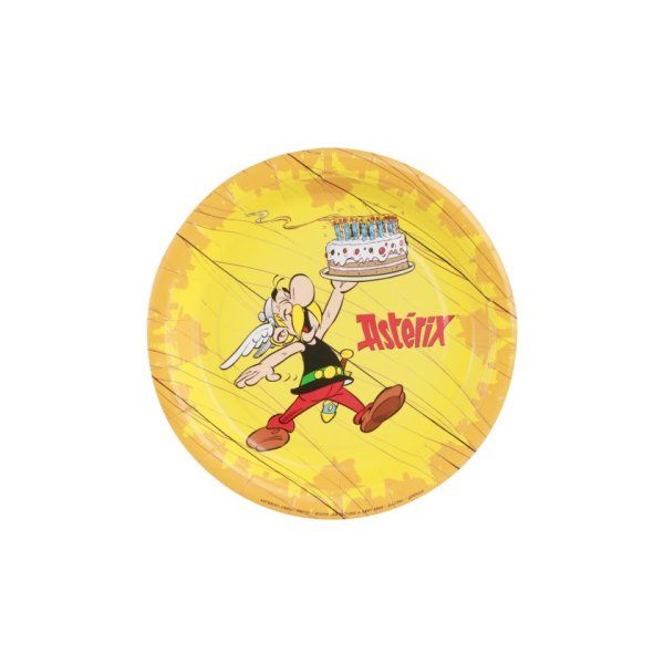 Papptallrikar - 18 cm - Asterix - 8 st Papptallrikar - 18 cm - Asterix - 8 st