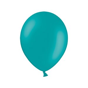 Pastellballonger - Premium 27 cm - Turkos - 10-pack