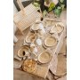 Servetter - Palmblad - Brun och Guld - 16-pack