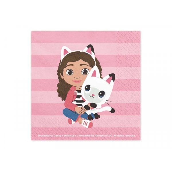 Servetter - Gabby\\\'s Dollhouse - 20-pack - 33 x 33 cm