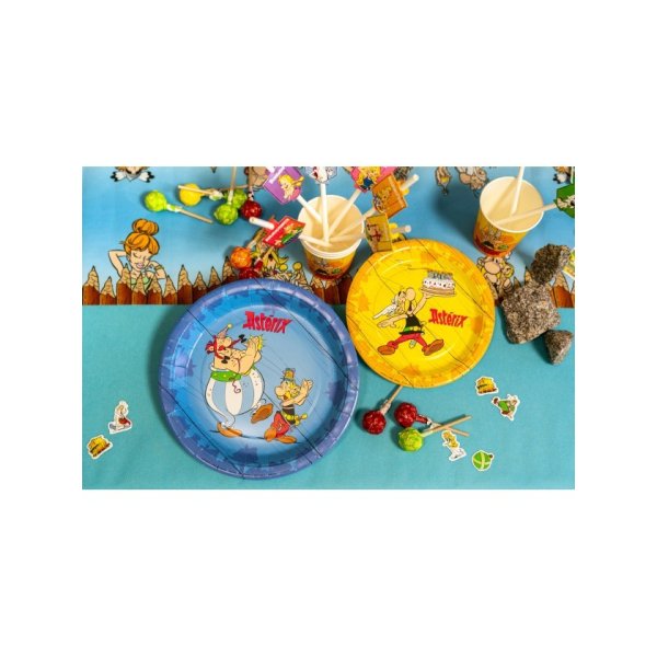Papptallrikar - 23 cm - Asterix - 8 st Papptallrikar - 23 cm - Asterix - 8 st