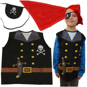 Piratkostym Barn 3-8 �r 53x47 cm - Utkl�dnad