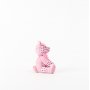 Trtdekoration - Patchwork Nalle - Rosa