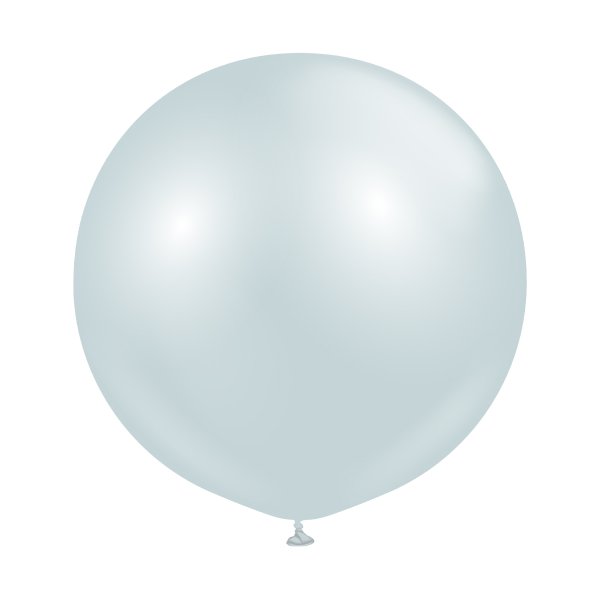 Ballonger enf�rgade - Premium 60 cm - Aura Ice Blue - 2-pack