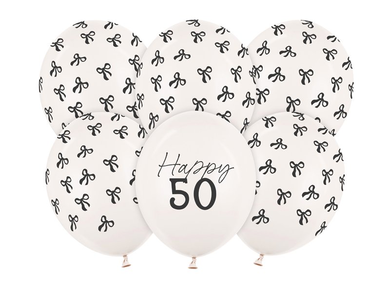 Ballonger – Pastellvit – 50 st – 50-årsfest