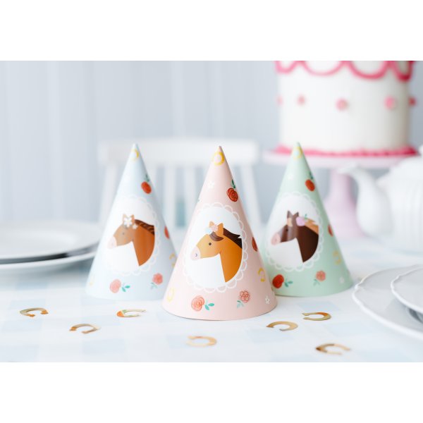 Parthattar - Hästtema - 6 st Parthattar - Hästtema - 6 st