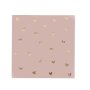 Kaffeservetter med hj�rtan - Rosa - 20-pack