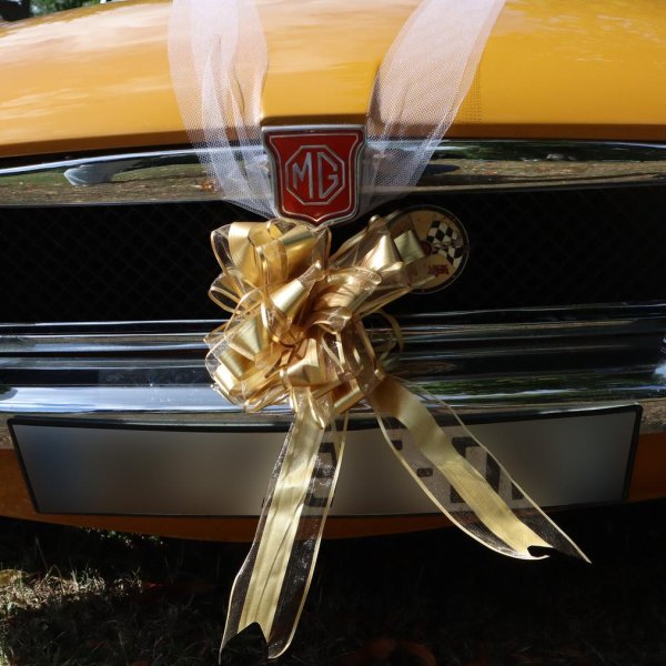 Bildekoration till br�llop - Guld - 6 delar