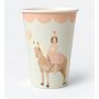 Pappmuggar - Girl on Horse - Lavenders Blue - 8-pack