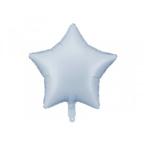 Folieballong - Stj�rna - Misty blue - 48 cm