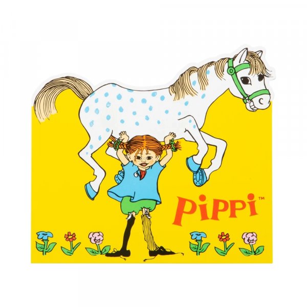 Inbjudningskort - Pippi L�ngstrump - 8-pack